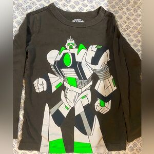 OshKosh B'gosh Kids Robot Graphic Tee - Black and Green